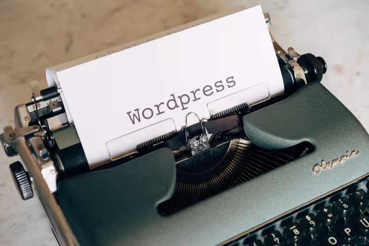 Close-up of a typewriter with a sheet of paper loaded